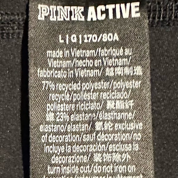 PINK yoga, pants, size large - Picture 2 of 2